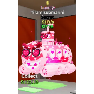 Fortnite Steal the Brainrot lovely Tiramisubmarini 1.2B/s  2 traited