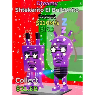 Fortnite Steal the Brainrot Dreamy Shtekerito El Bulbonito 