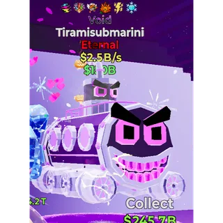 Fortnite Steal the Brainrot Void Tiramisubmarini 2.5B/s 6 traited