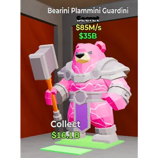Fortnite Steal the Brainrot Bearini Plammini Guardini 85m/s