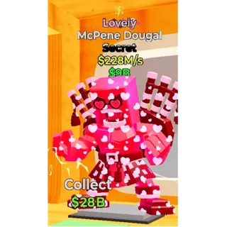 Fortnite Steal the Brainrot lovely McPene Dougal 228m/s 1trait new brainrot!