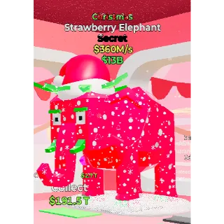 Fortnite Steal the Brainrot Strawberry Elephant Christmas 360m/s