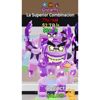 Fortnite Steal the Brainrot Dreamy La Superior Combinacion 2.7B/s 3trait Super Rare New