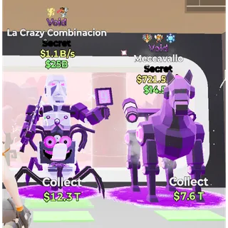 Fortnite Steal the Brainrot Void La Crazy Combinacion 2trait  Meccavallo 3trait Bundle