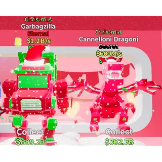 Fortnite Steal the Brainrot Christmas Garbagzilla Cannelloni Dragoni Bundle
