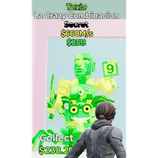 Fortnite Steal the Brainrot Toxic La crazy cobinacion 660M/s