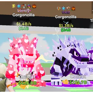 Fortnite Steal the Brainrot Lovely Gorgonzilla 5trait Void Gorgonzilla 4trait Bundle