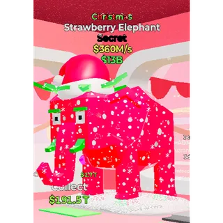 Fortnite Steal the Brainrot Strawberry Elephant Christmas 390m/s