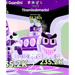 Fortnite Steal the Brainrot Void Tiramisubmarini 2.2B/s  4 traited