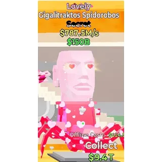 Fortnite Steal the Brainrot Lovely Gigalitraktos Spidorobos 787.5m/s