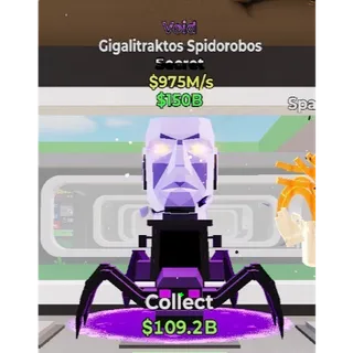 Fortnite Steal the Brainrot Void Gigalitraktos Spidorobos 975M/s