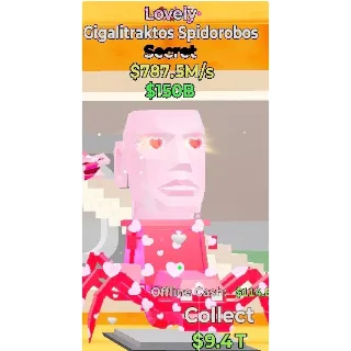 Fortnite Steal the Brainrot Lovely Gigalitraktos Spidorobos 787.5m/s