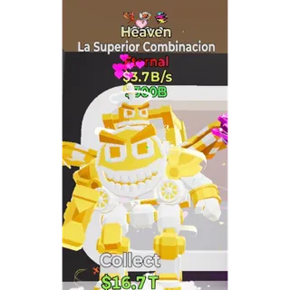 Fortnite Steal the Brainrot heaven La Superior Combinacion 3.7B/s 3 trait Super Rare New