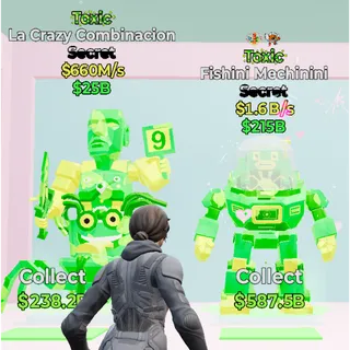 Fortnite Steal the Brainrot Toxic fishini Mechinini 1.6B/s 2trait Bundle