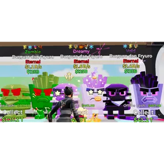 Fortnite Steal the Brainrot  Void dreamy zombie Burguro dan Fryuro X3 Bundle
