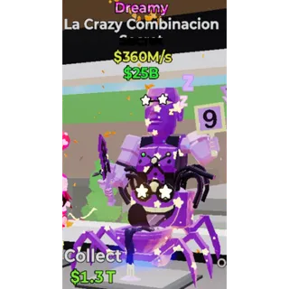 Fortnite Steal the Brainrot Dreamy La crazy cobinacion 360M/s