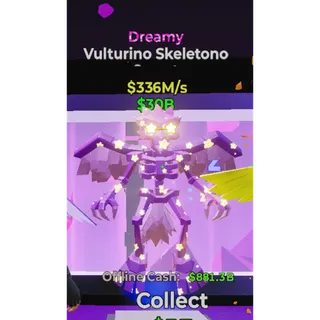 Fortnite Steal the Brainrot Dreamy Vulturino Skeletono 336M/s