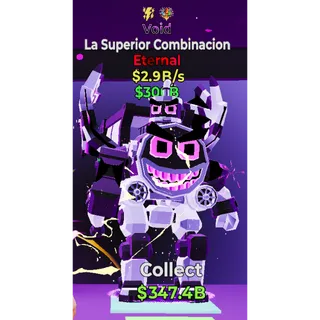 Fortnite Steal the Brainrot Void La Superior Combinacion 2.9B/s 2 trait Super Rare New