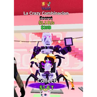 Fortnite Steal the Brainrot La Crazy Combinacion void 1.1b/s 2 traits