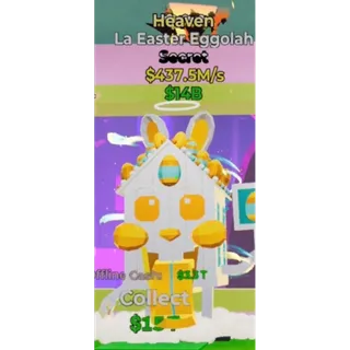 Fortnite Heaven La Easter Eggolah 437.5M/s 0.5% super rare