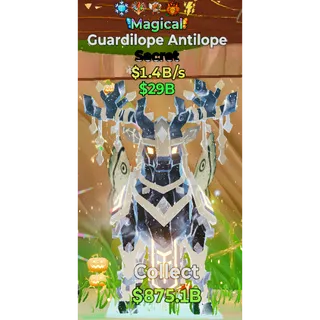 Fortnite Steal the Brainrot Magical Guardilope Antilope 1.4B/.s 5traited Super Rare NEW