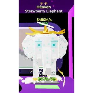 Fortnite Steal the Brainrot Heaven strawberry elephant 480M/s 2 trait
