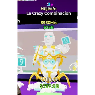 Fortnite Steal the Brainrot Heaven La Crazy Combinacion 930/s 1 trait