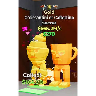 Fortnite Steal the Brainrot Lovely Croissantini et Caffettino 666.2M/S NEW brainrot 