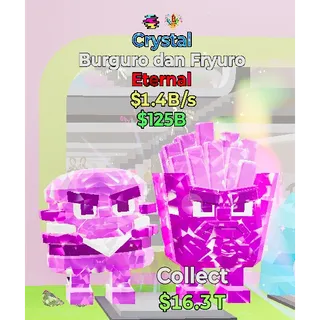 Fortnite Steal the Brainrot Crystal Burguro Dan Fryuro 1.4B/s 2traits Super Rare