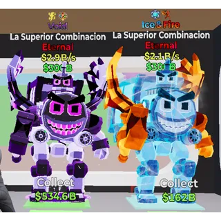 Fortnite Steal the Brainrot Void Ice&Fire La Superior Combinacion Bundle