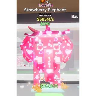 Fortnite Steal the Brainrot strawberry elephant lovely 585M/s 2 trait