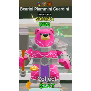 Fortnite Steal the Brainrot Bearini Plammini Guardini 850M/s 0.2% Super Rare