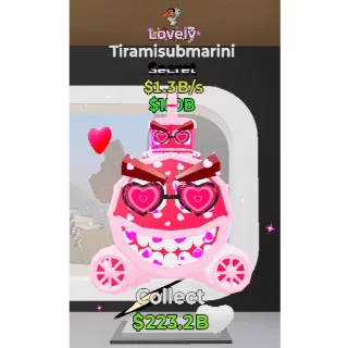 Fortnite Steal the Brainrot lovely Tiramisubmarini 1.3B/s