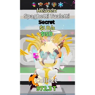 Fortnite Steal the Brainrot Heaven Spaghetti Tualetti  1B/s 5 trait
