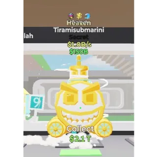 Fortnite Steal the Brainrot Heaven Tiramisubmarini 1.8B/s  3 traited