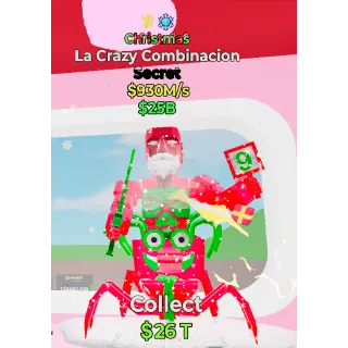 Fortnite Steal the Brainrot La Crazy Combinacion Christmas 930M/S