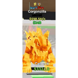 Fortnite Steal the Brainrot ice fire gorgonzilla