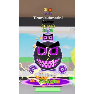 Fortnite Steal the Brainrot Void Tiramisubmarini 1.6b/s 2 trait