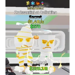 Fortnite Steal the Brainrot heaven Croissantini et Caffettino 1.4b/s 4trait