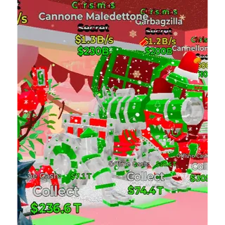 Fortnite Steal the Brainrot Chrismas Cannone Maledettone 1.3B/s