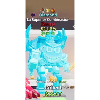 Fortnite Steal the Brainrot Diamond La Superinmr Combinacion 2.1B/s 3traits Super Rare