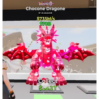 Fortnite Steal the Brainrot Lovely Chocone Dragone 735m/s Super Rare 0.05%