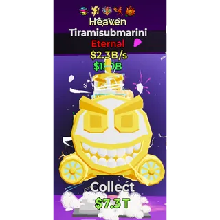 Fortnite Steal the Brainrot heaven Tiramisubmarini 2.3B/s 5traited