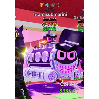 Fortnite Steal the Brainrot Void Tiramisubmarini 2.2B/s  4 traited