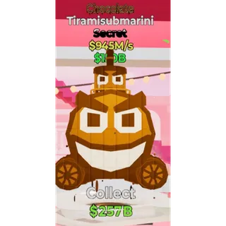 Fortnite Steal the Brainrot Chocolate Tiramisubmarini 945M/s