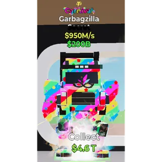 Fortnite Steal the Brainrot canival Garbagzilla 950M/s 1trait 