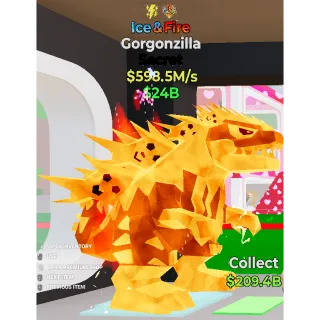 Fortnite Steal the Brainrot Ice Fire Gorgonzilla 598.5M/S