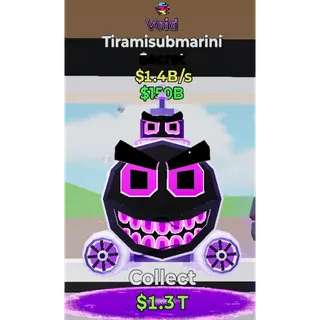 Fortnite Steal the Brainrot Void Tiramisubmarini 1.4b/s 1trait