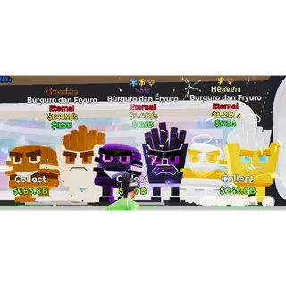 Fortnite Steal the Brainrot Void heaven choclate Burguro dan Fryuro X3 Bundle