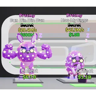 Fortnite Steal the Brainrot Dreamy Bun din din dun & Noo my eggs Bundle